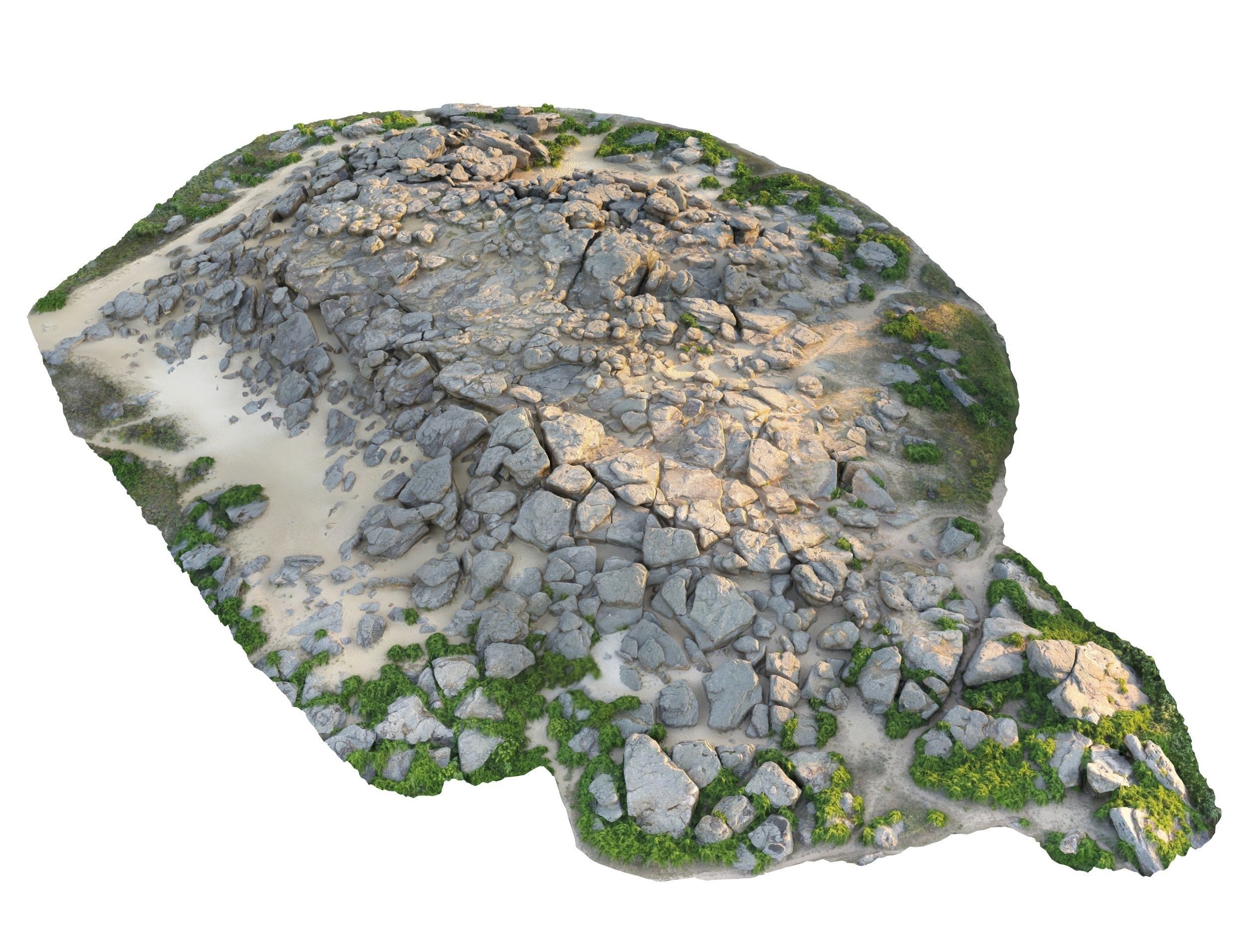 Stone formation 3D model_2