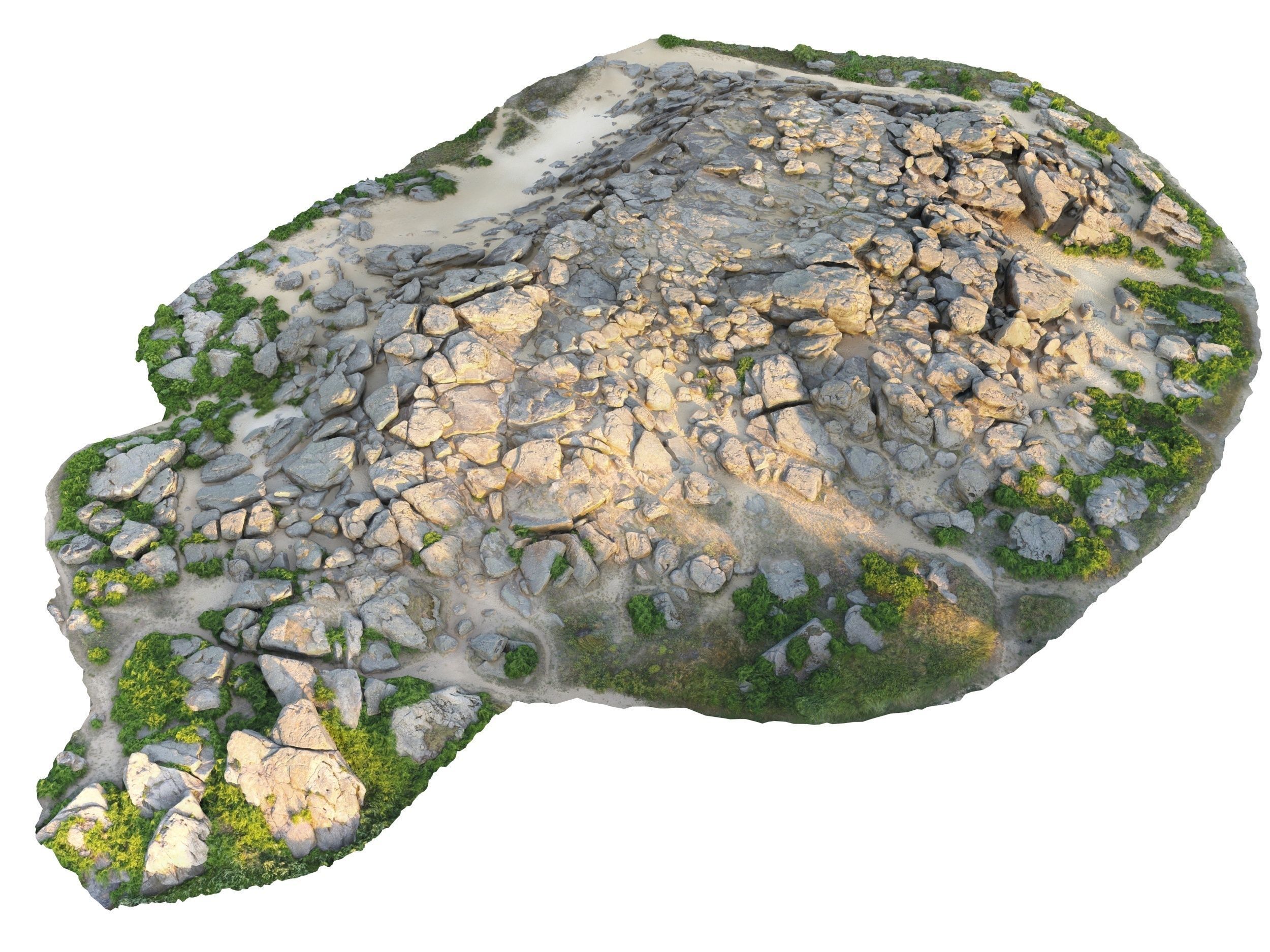 Stone formation 3D model_3