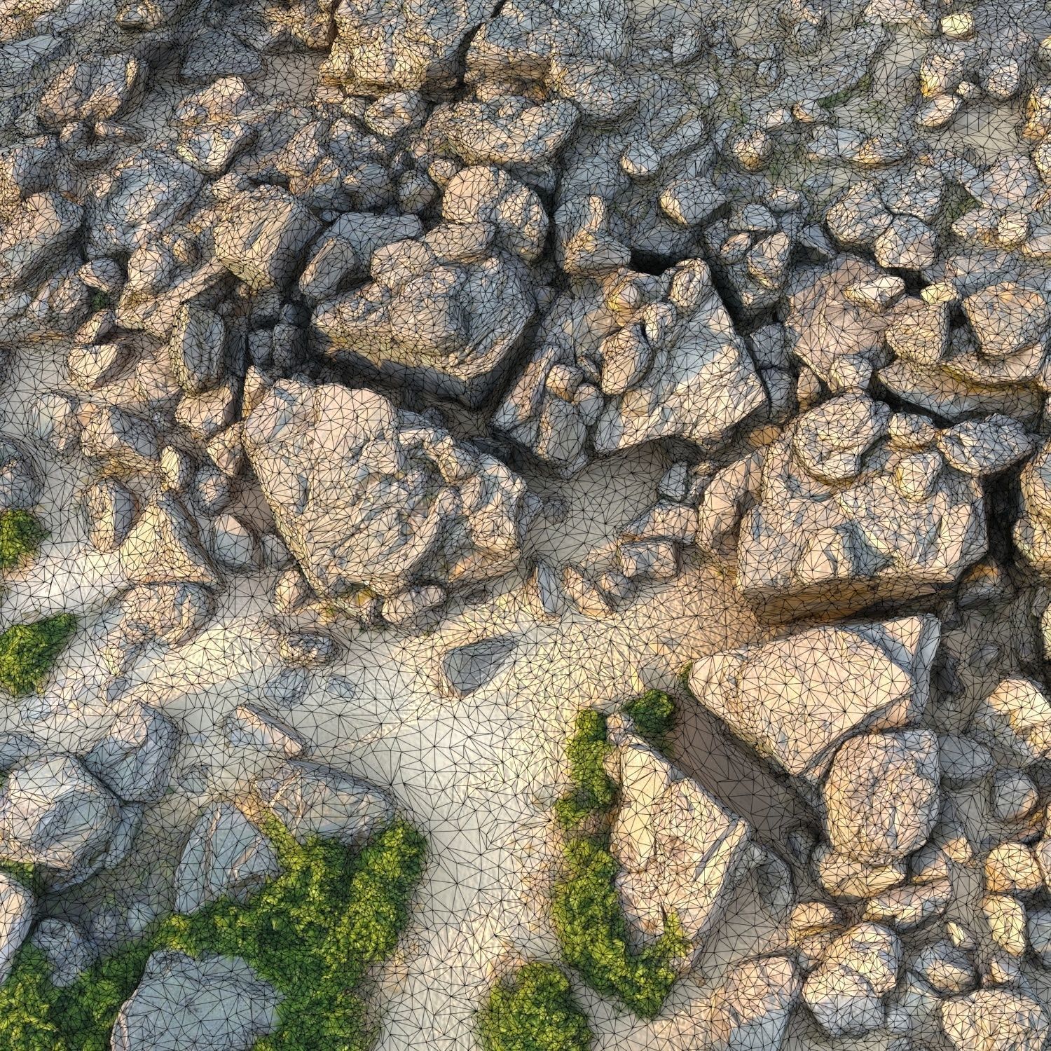 Stone formation 3D model_8