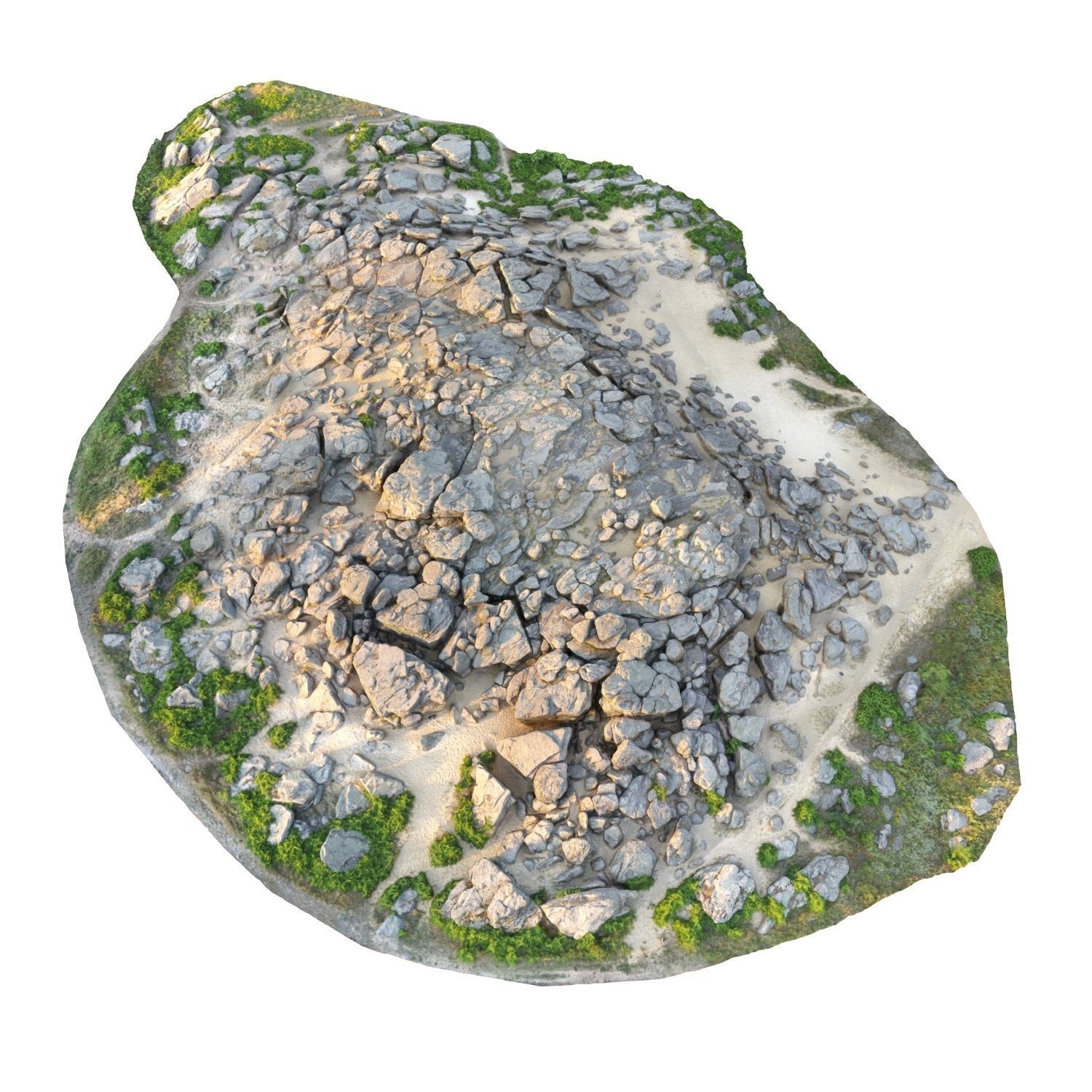Stone formation 3D model_5