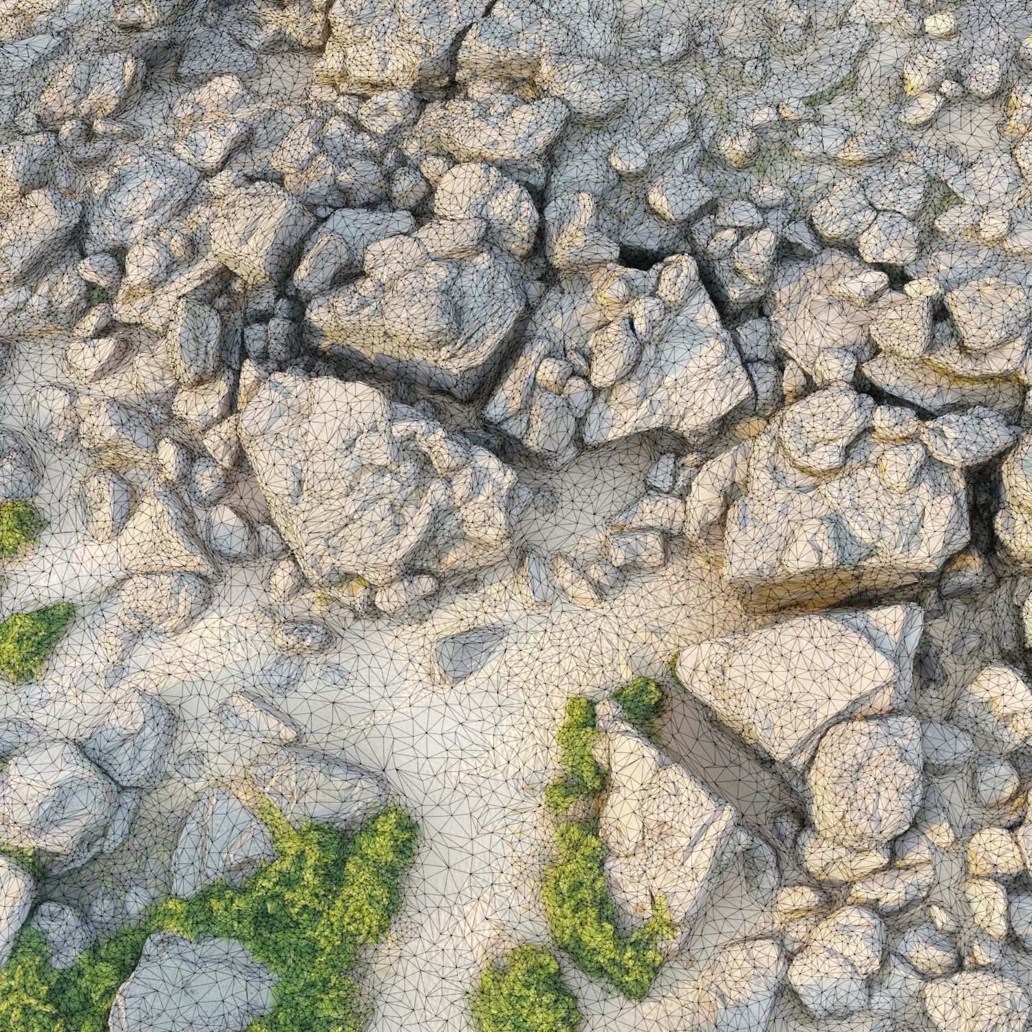 Stone formation 3D model_7