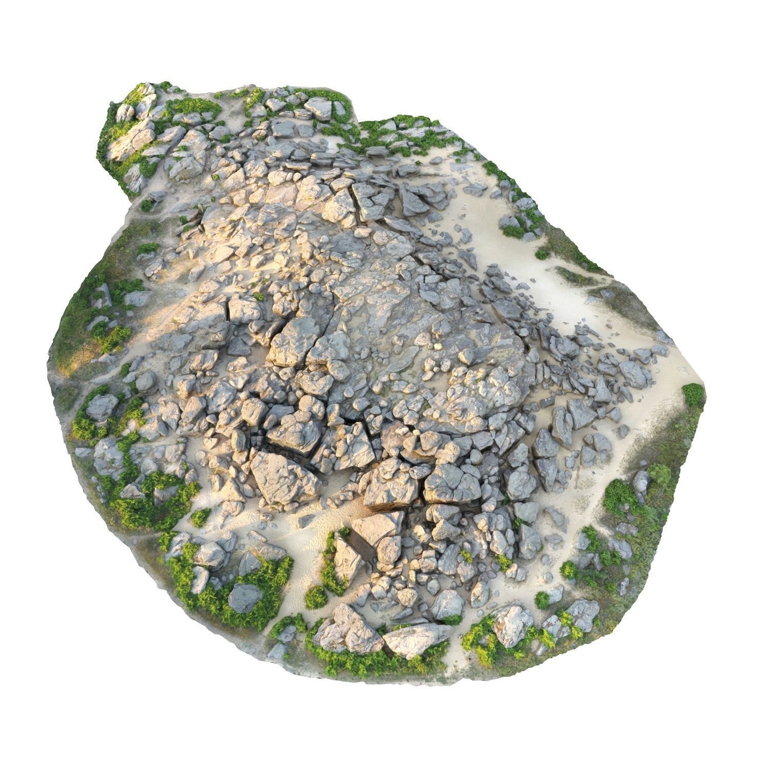 Stone formation 3D model_4