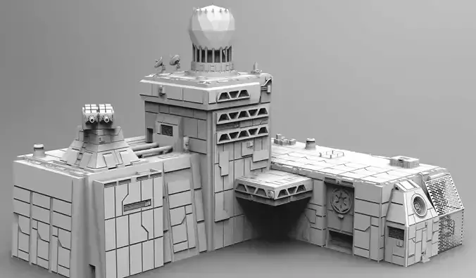 Star Wars - Imperial Military Base 3D model