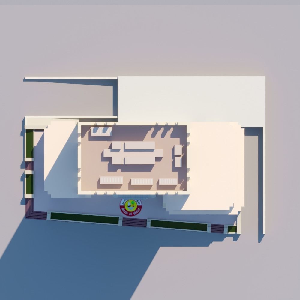  Public Prosecution Low-poly 3D model_4