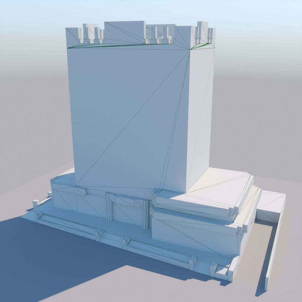  Public Prosecution Low-poly 3D model_5