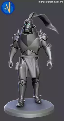 Alphonse Elric 3d Print model 3D print model