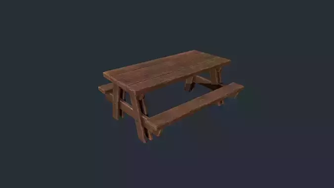 Picnic Table - Picnic Bench - Wooden Table - Outdoor Table 
