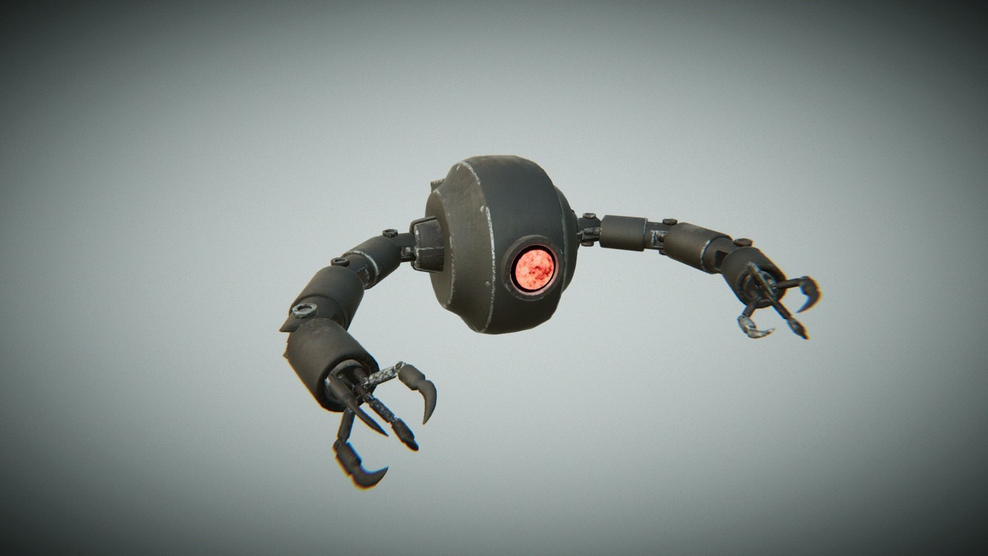 Fly Robot 3D model_3