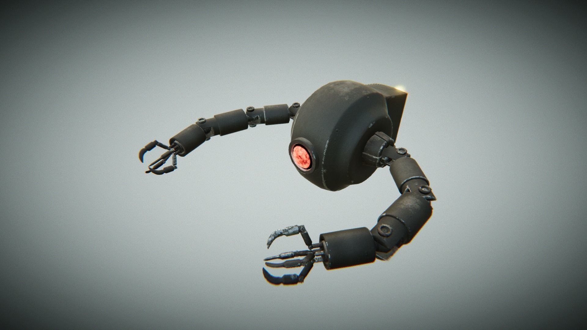Fly Robot 3D model_4