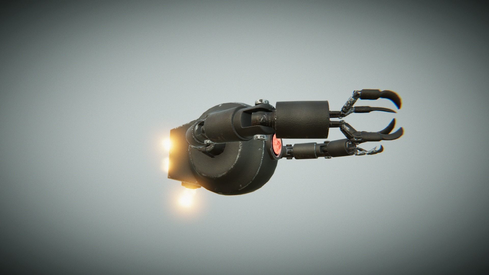 Fly Robot 3D model_8