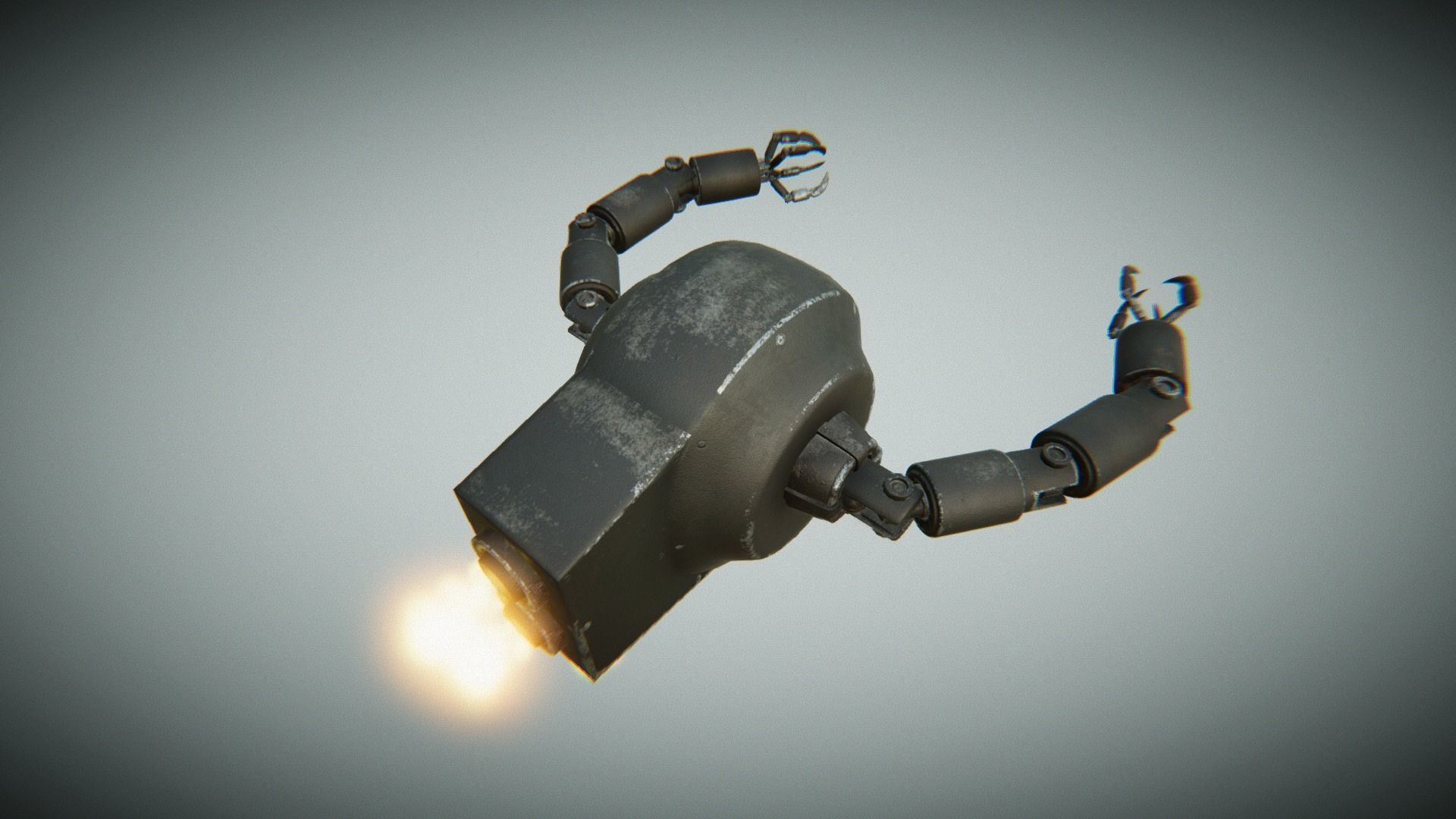 Fly Robot 3D model_7