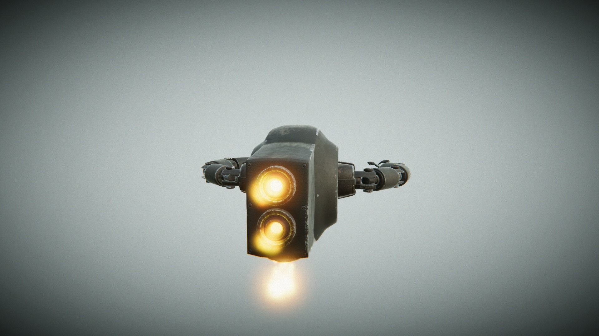 Fly Robot 3D model_6