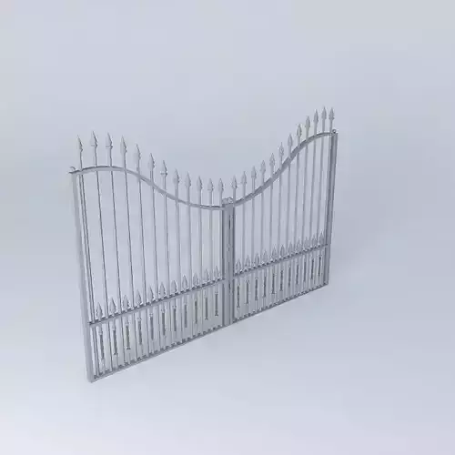 door wrought iron gate