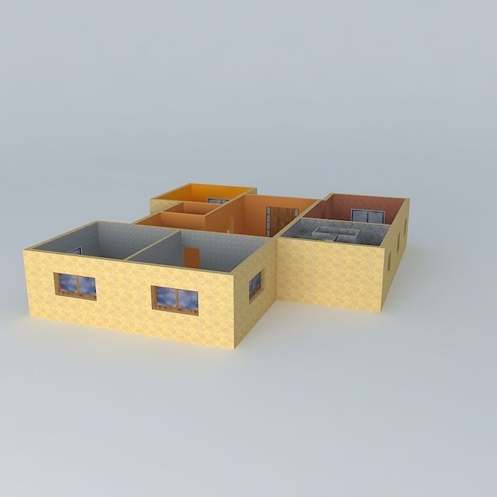 House Free 3D model_1