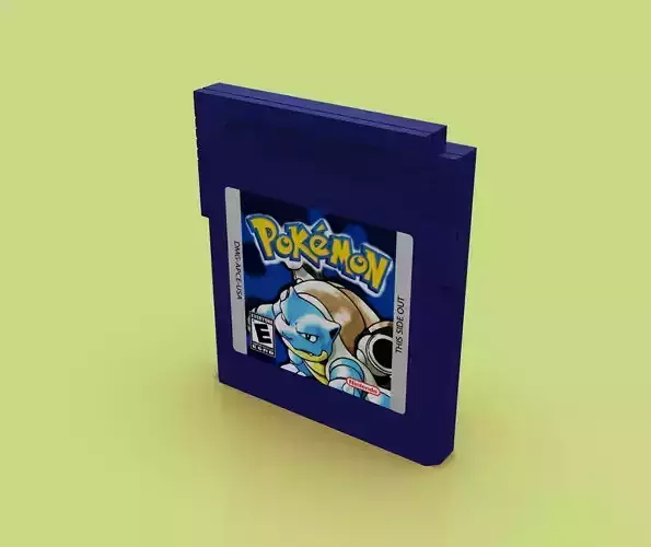 Pokemon Blue Cartridge