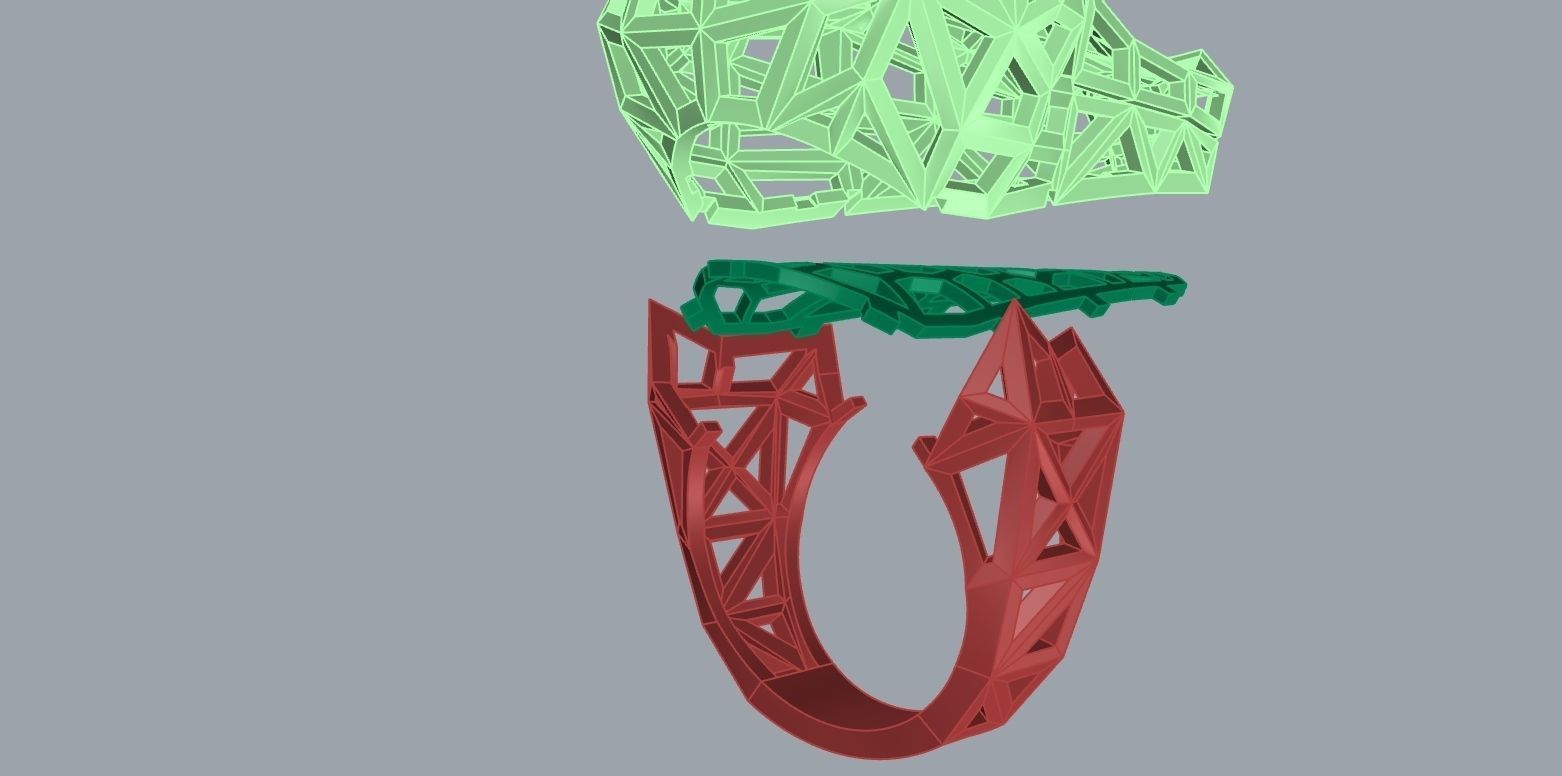 Wired Crocodile 3D print model_12