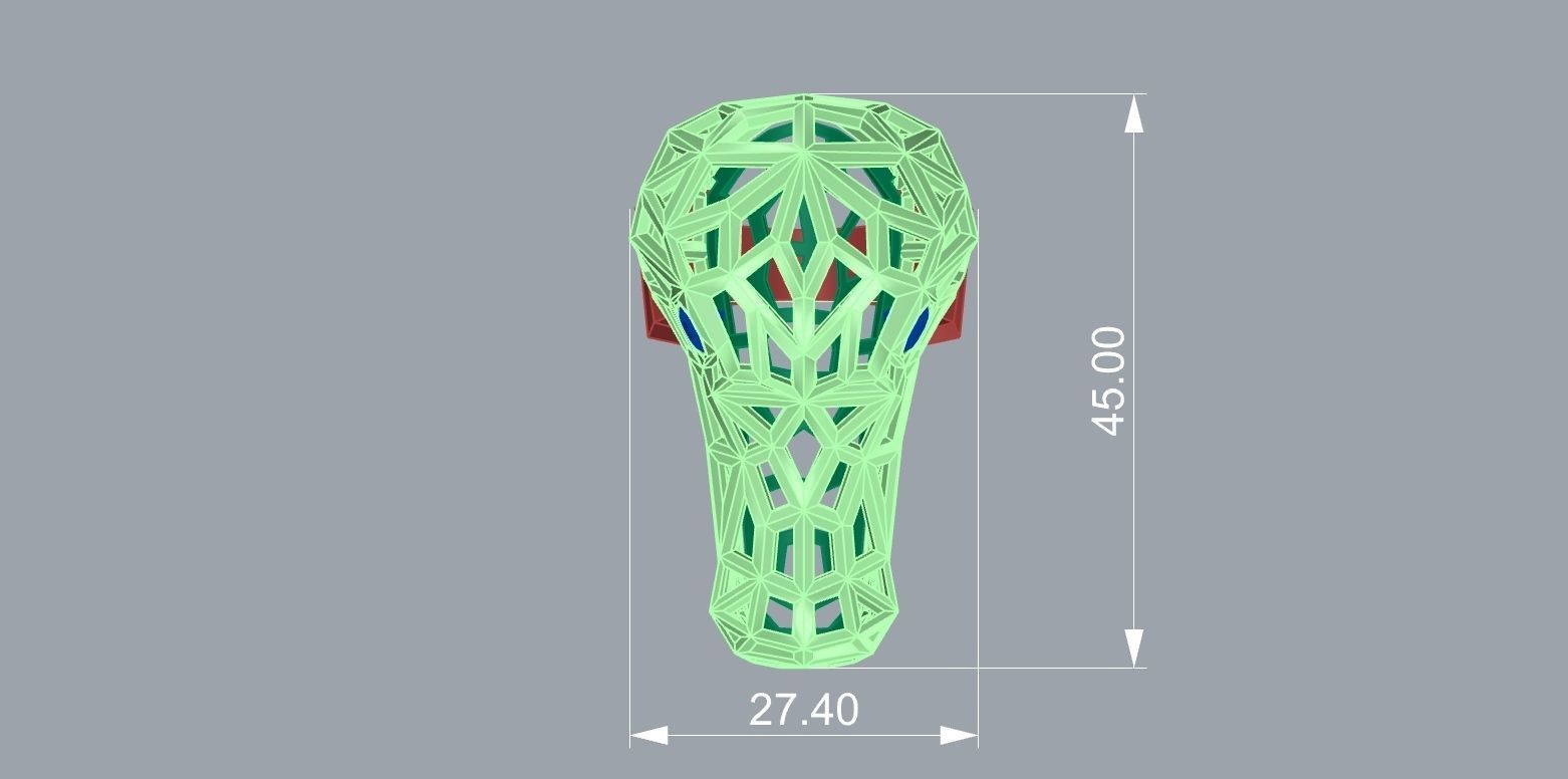 Wired Crocodile 3D print model_7