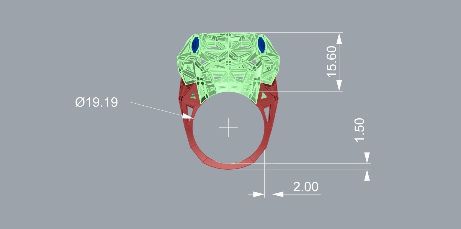 Wired Crocodile 3D print model_8