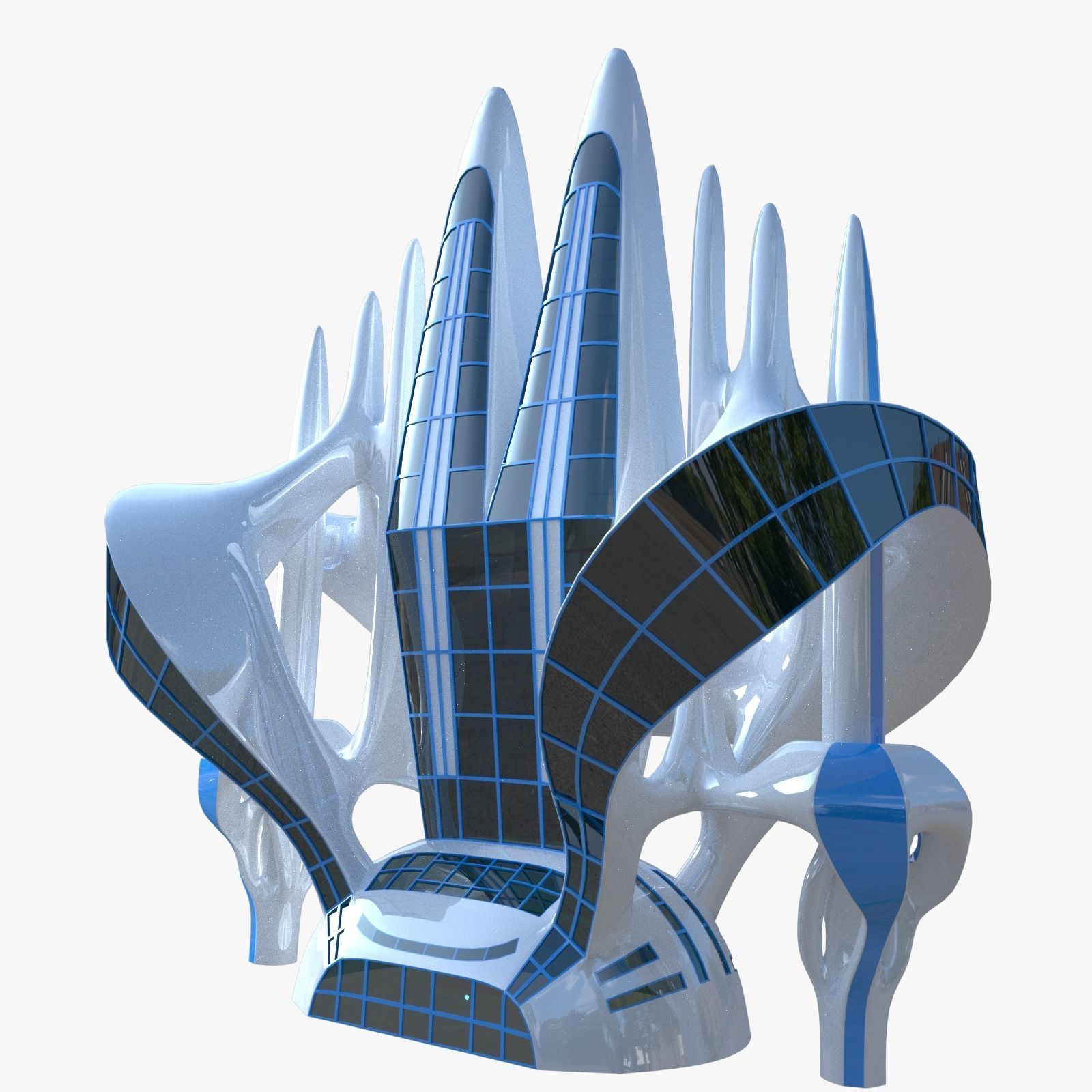 Future building II 3D model_4