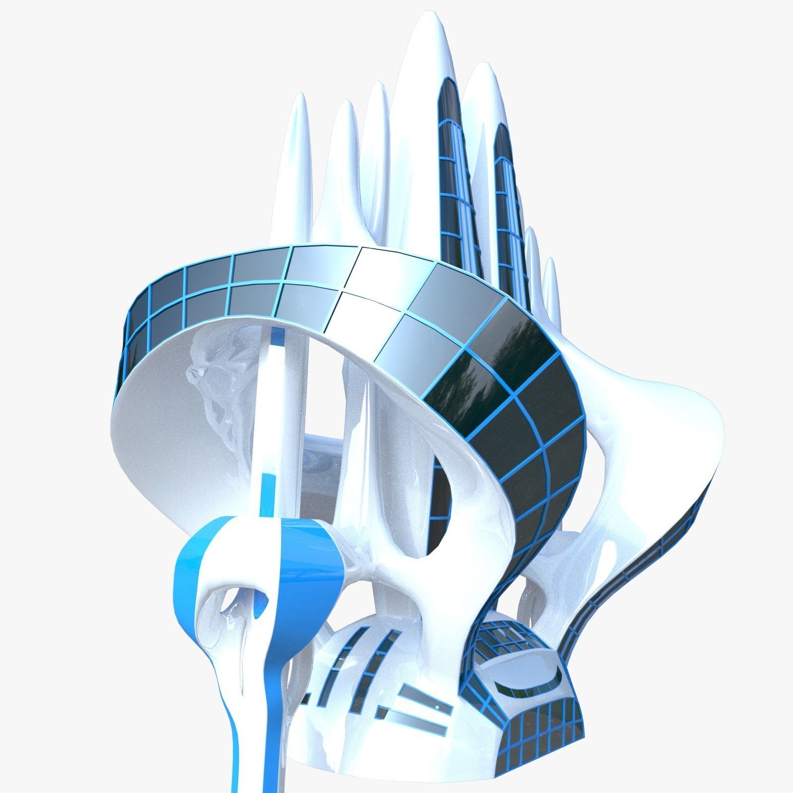 Future building II 3D model_6