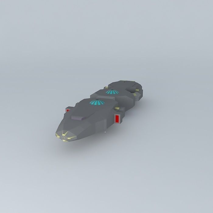 Experimental Assault Frigate Free 3D model_1