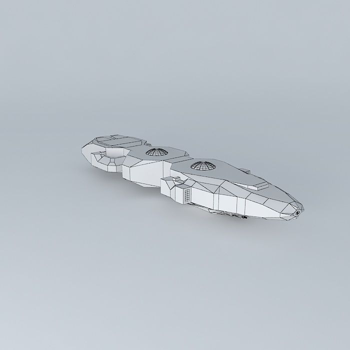 Experimental Assault Frigate Free 3D model_4