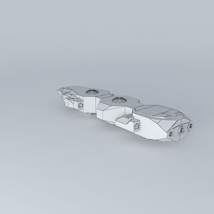 Experimental Assault Frigate Free 3D model_3