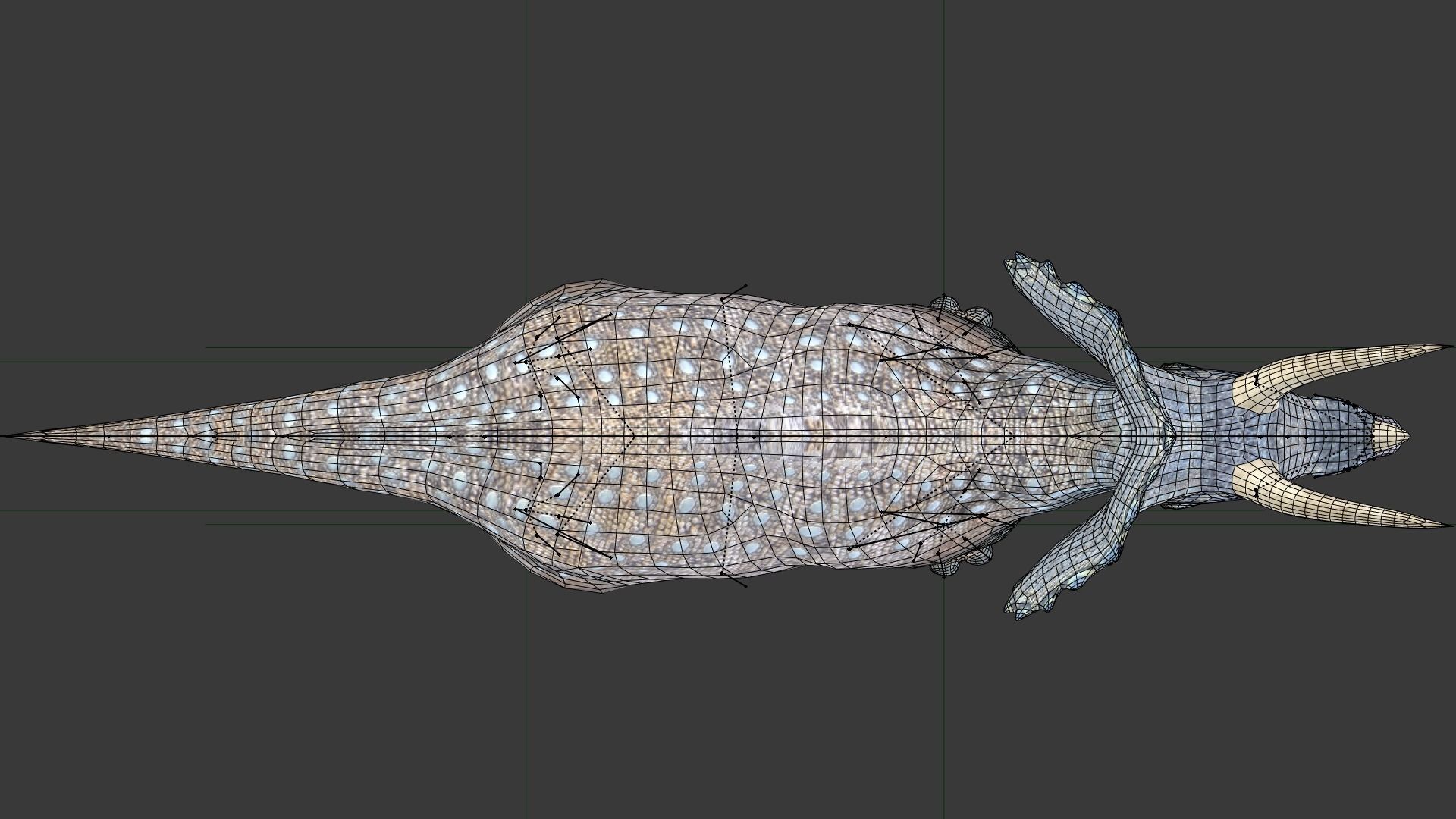 Triceratops dinosaur Low-poly 3D model_5