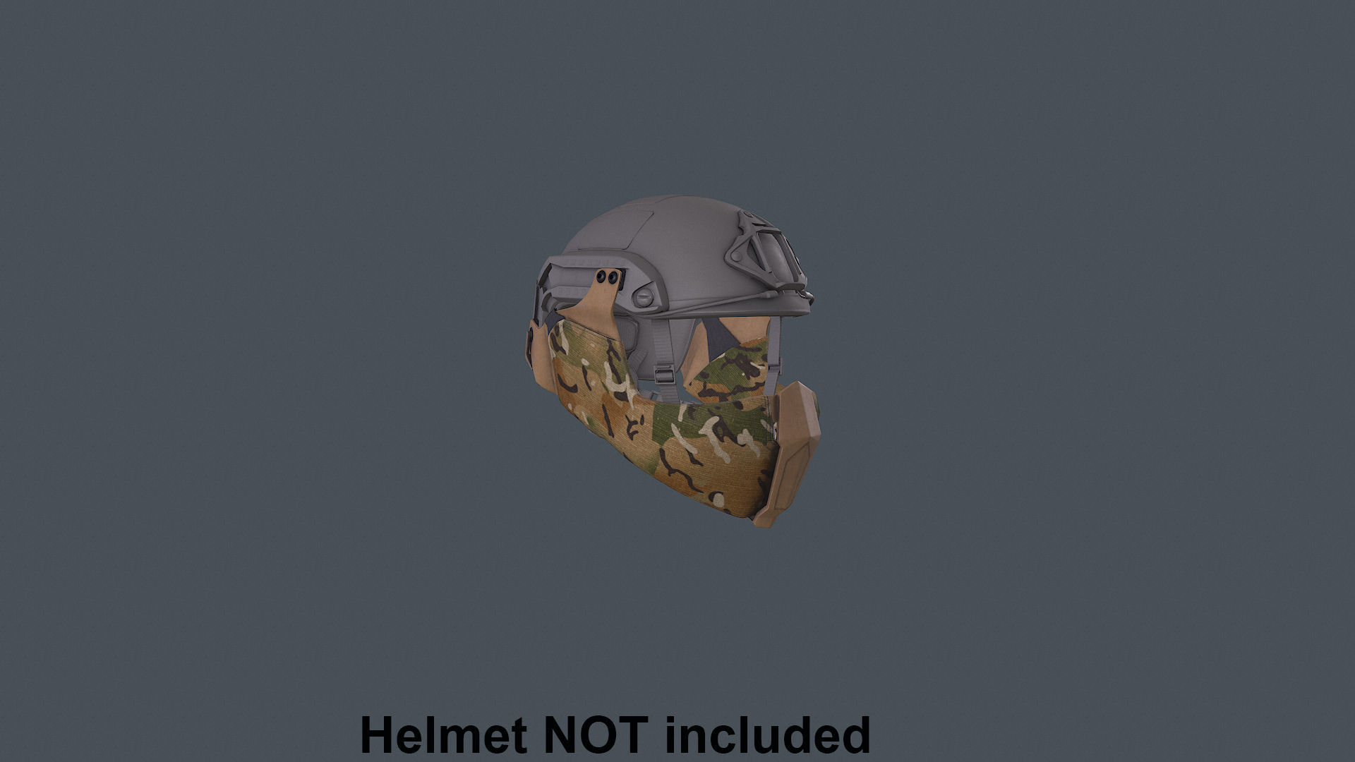 Helmet tactical gear Low-poly 3D model_7
