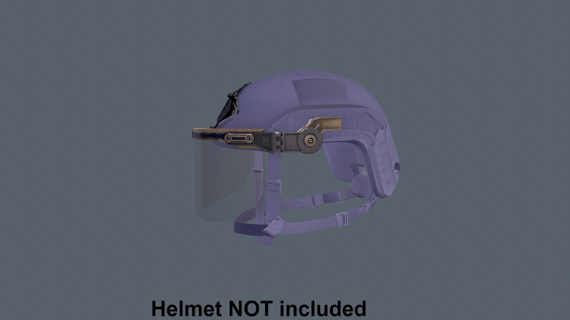 Helmet tactical gear Low-poly 3D model_22