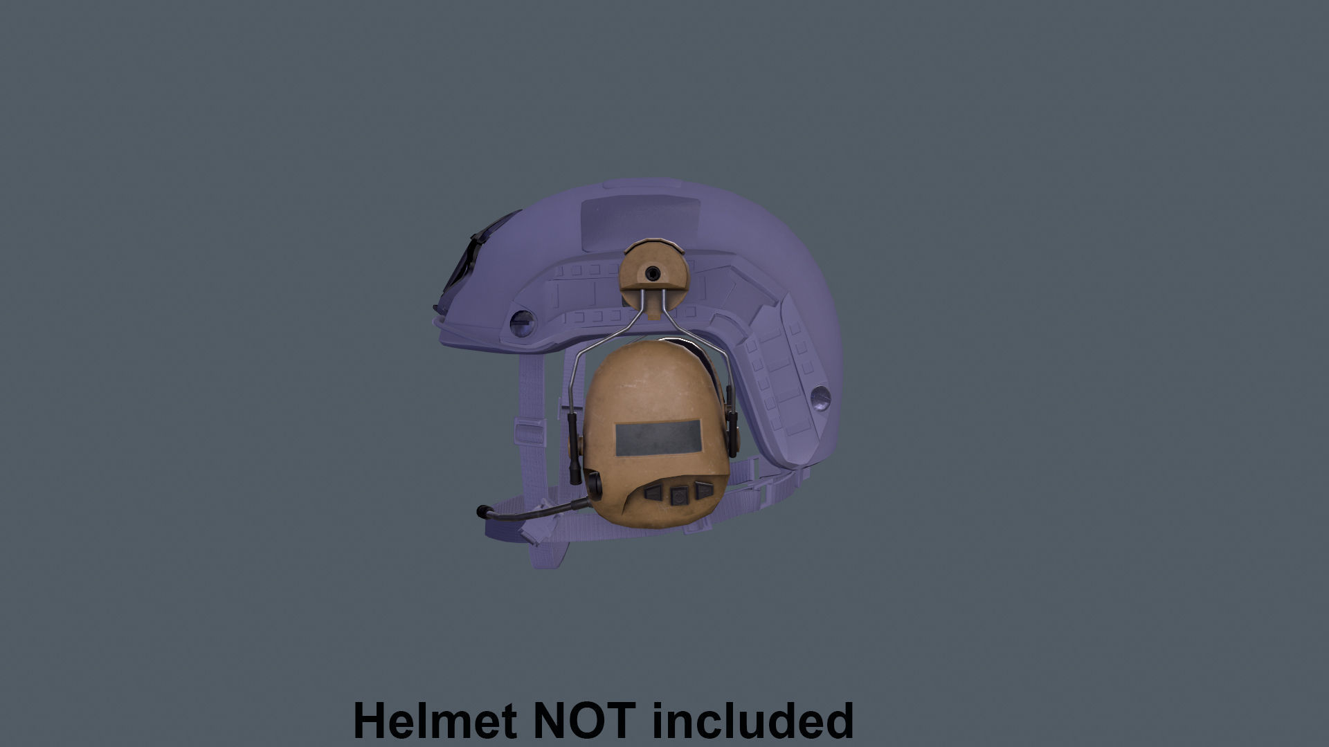 Helmet tactical gear Low-poly 3D model_18