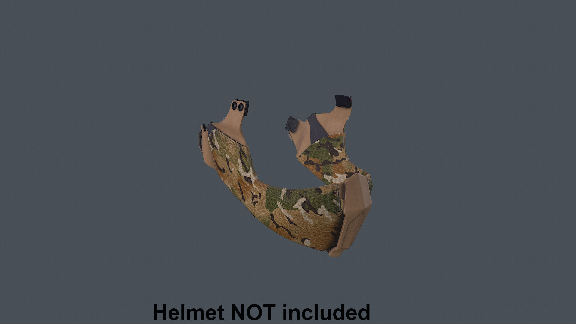 Helmet tactical gear Low-poly 3D model_9