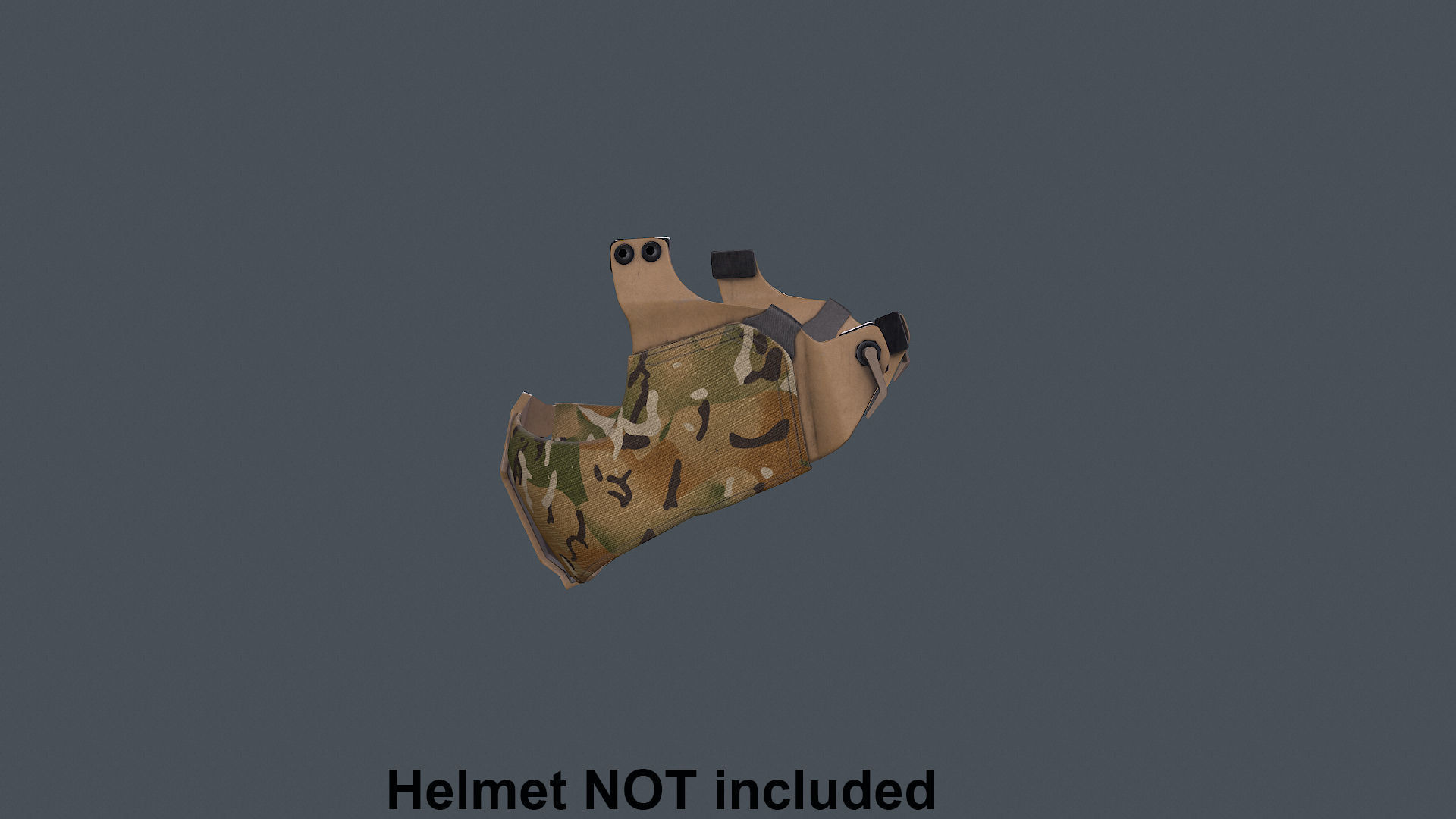 Helmet tactical gear Low-poly 3D model_10