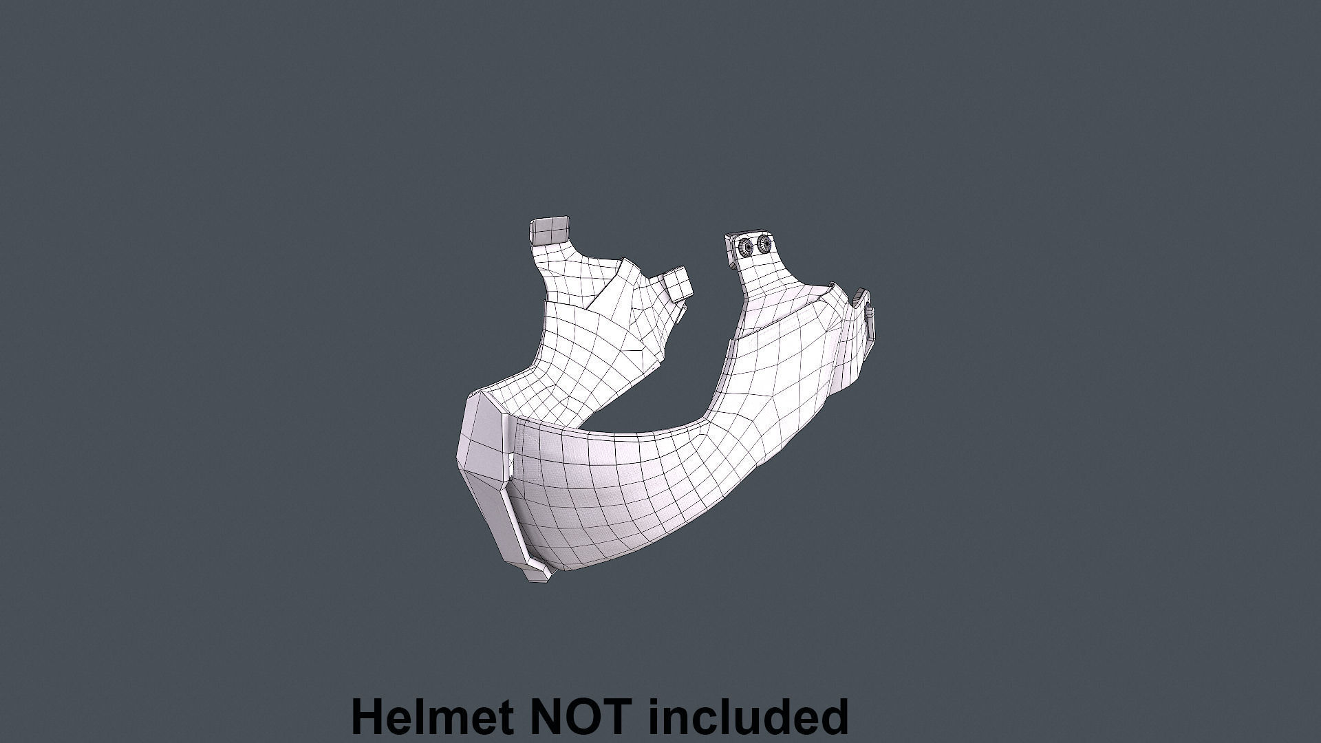 Helmet tactical gear Low-poly 3D model_11