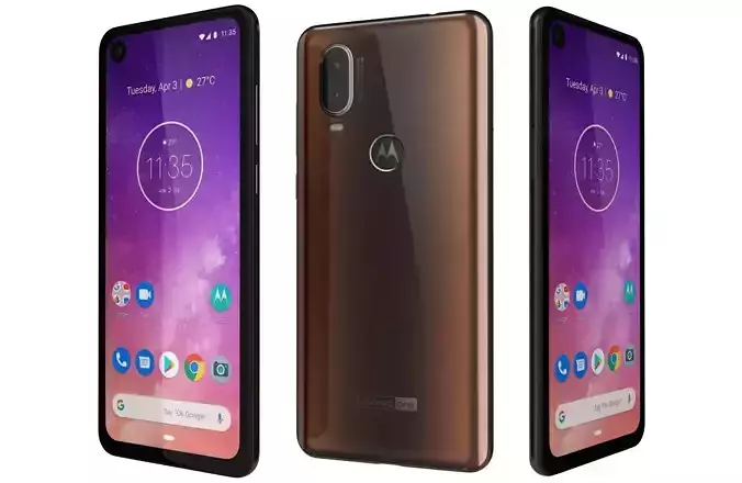 Motorola One Vision Bronze gradient