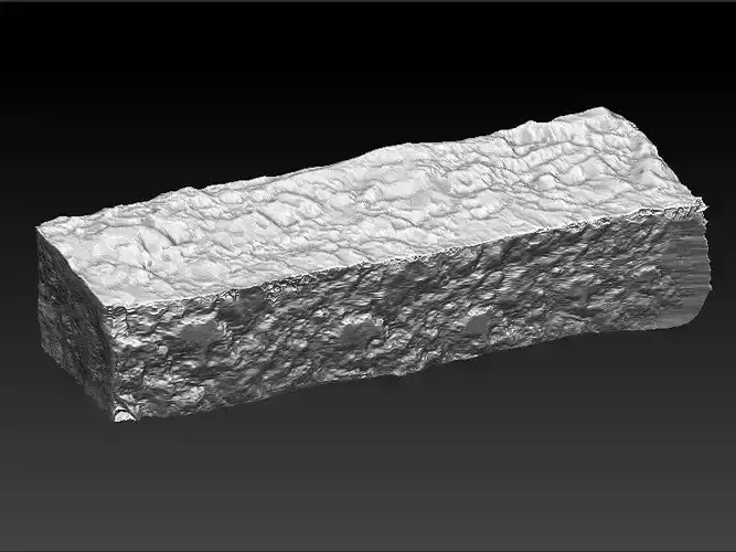 simple brick 3D model