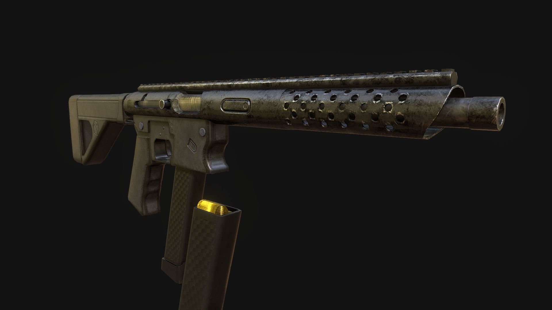 TNW 9mm Low-poly 3D model_3