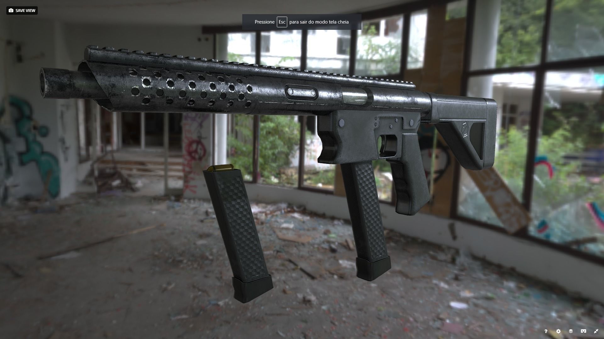 TNW 9mm Low-poly 3D model_4