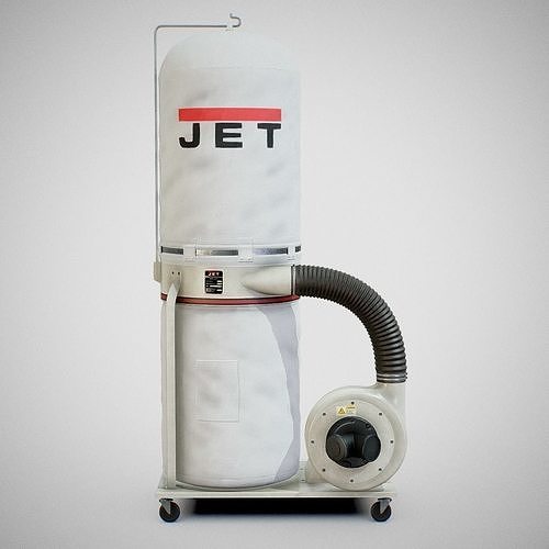 Sawdust Collector - JET 01 Clean Low-poly 3D model