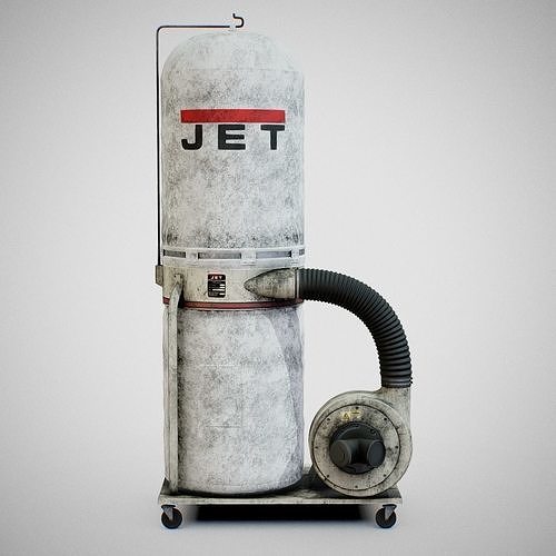 Sawdust Collector - JET 01 Dirty Low-poly 3D model