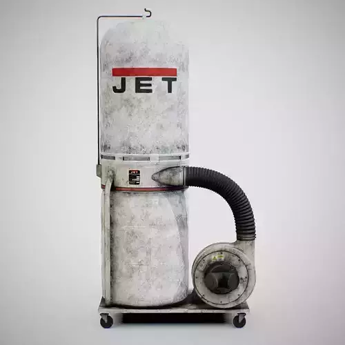 Sawdust Collector - JET 01 Dirty Low-poly 3D model