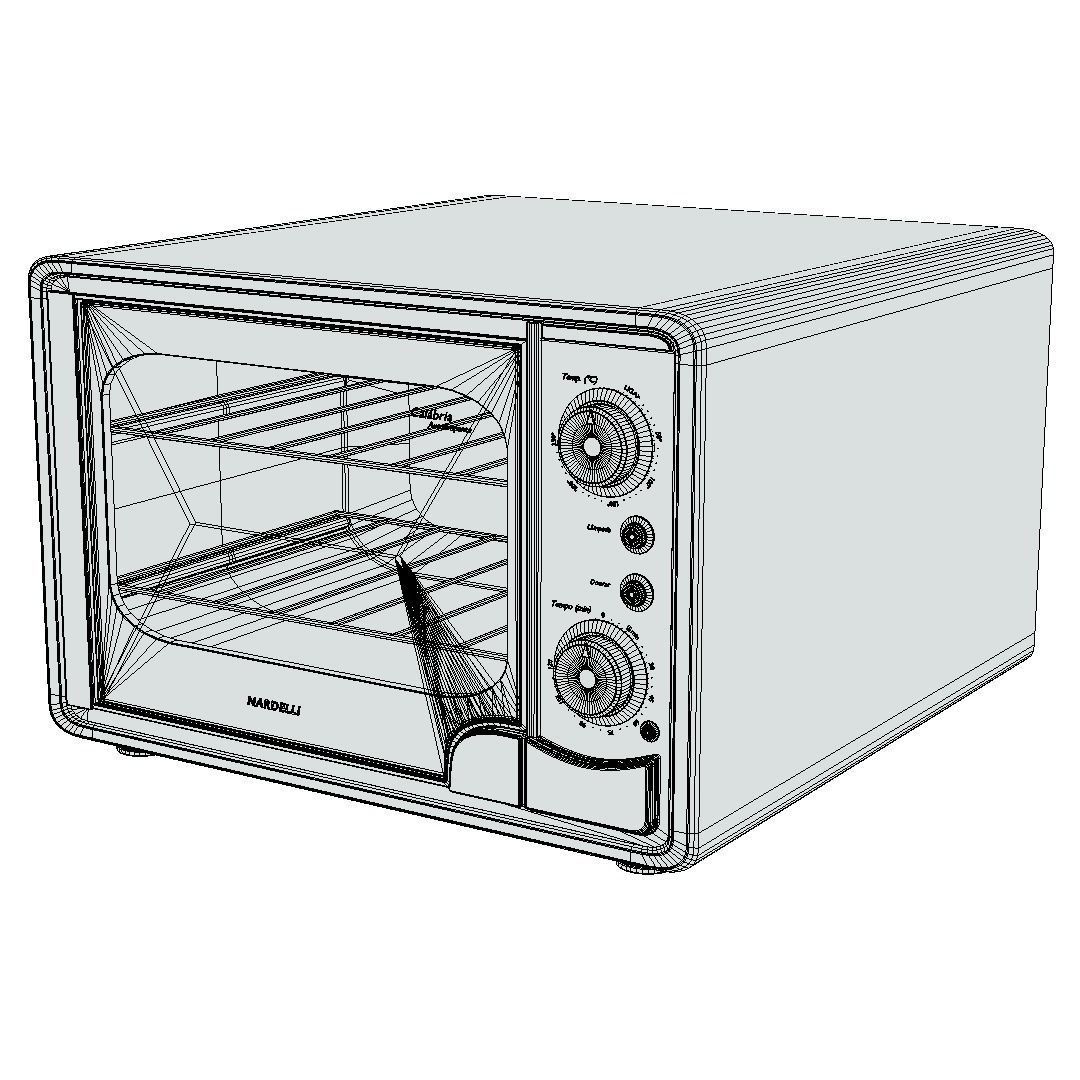 Oven - Nardelli Calabria Clean Low-poly 3D model_6
