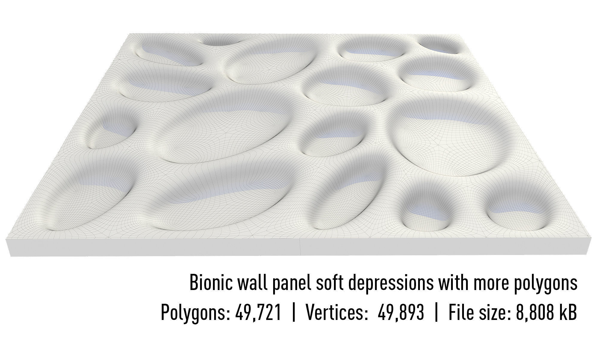 wall panel bionic 3D model_15