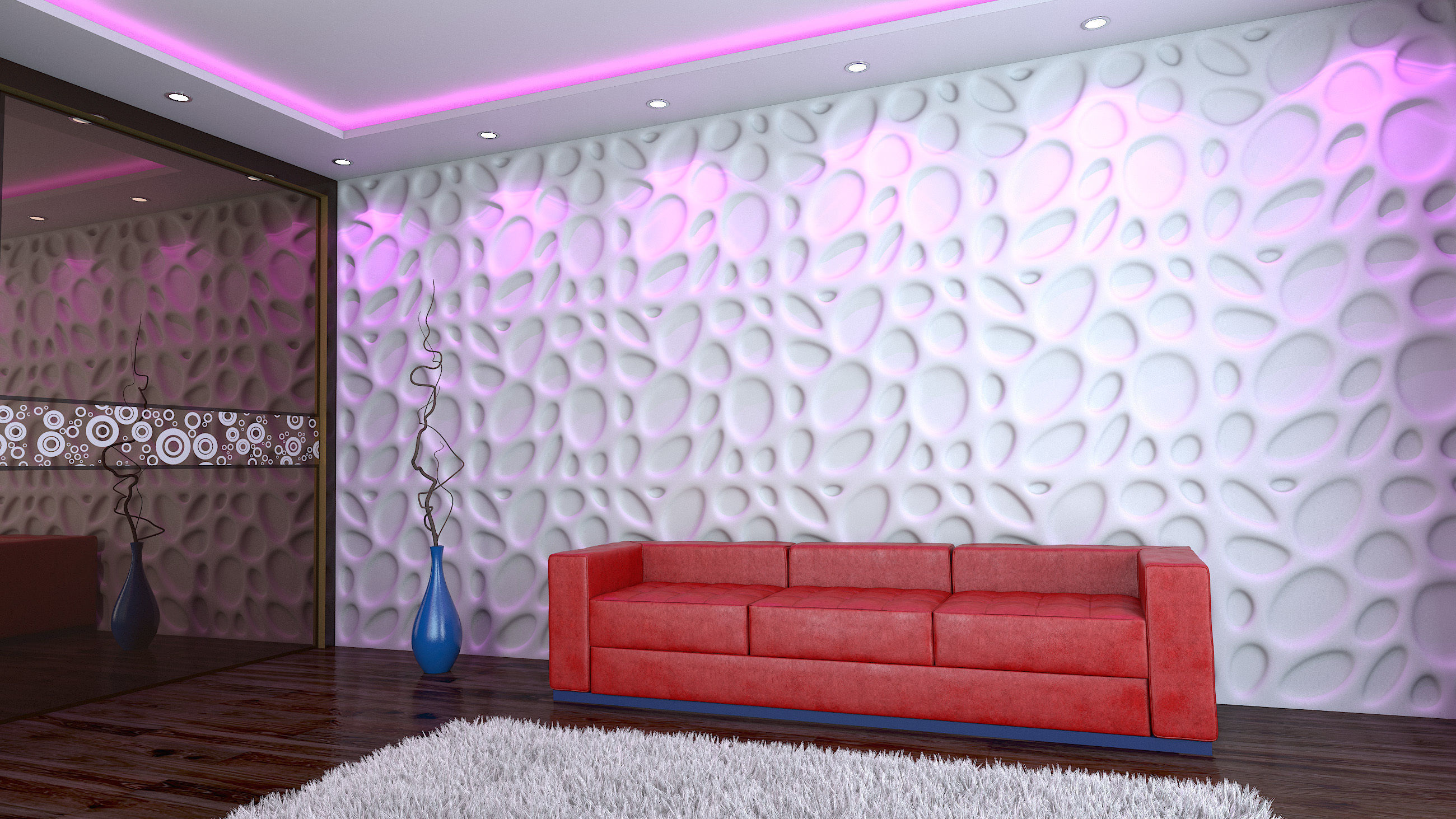 wall panel bionic 3D model_16