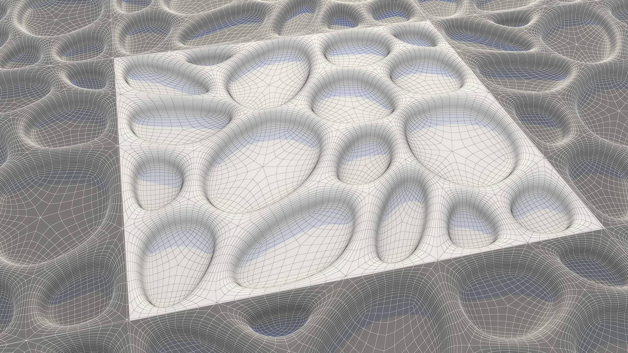 wall panel bionic 3D model_4