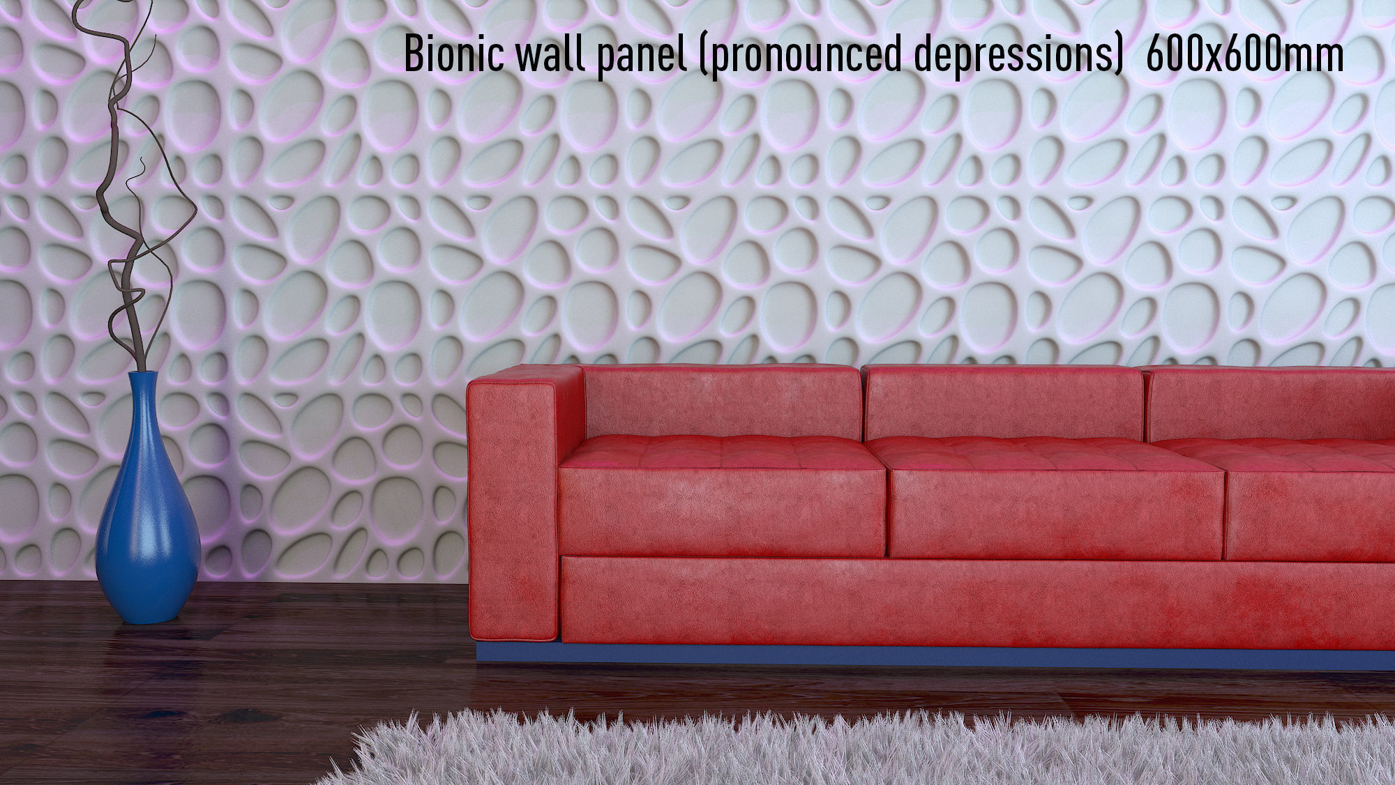 wall panel bionic 3D model_9