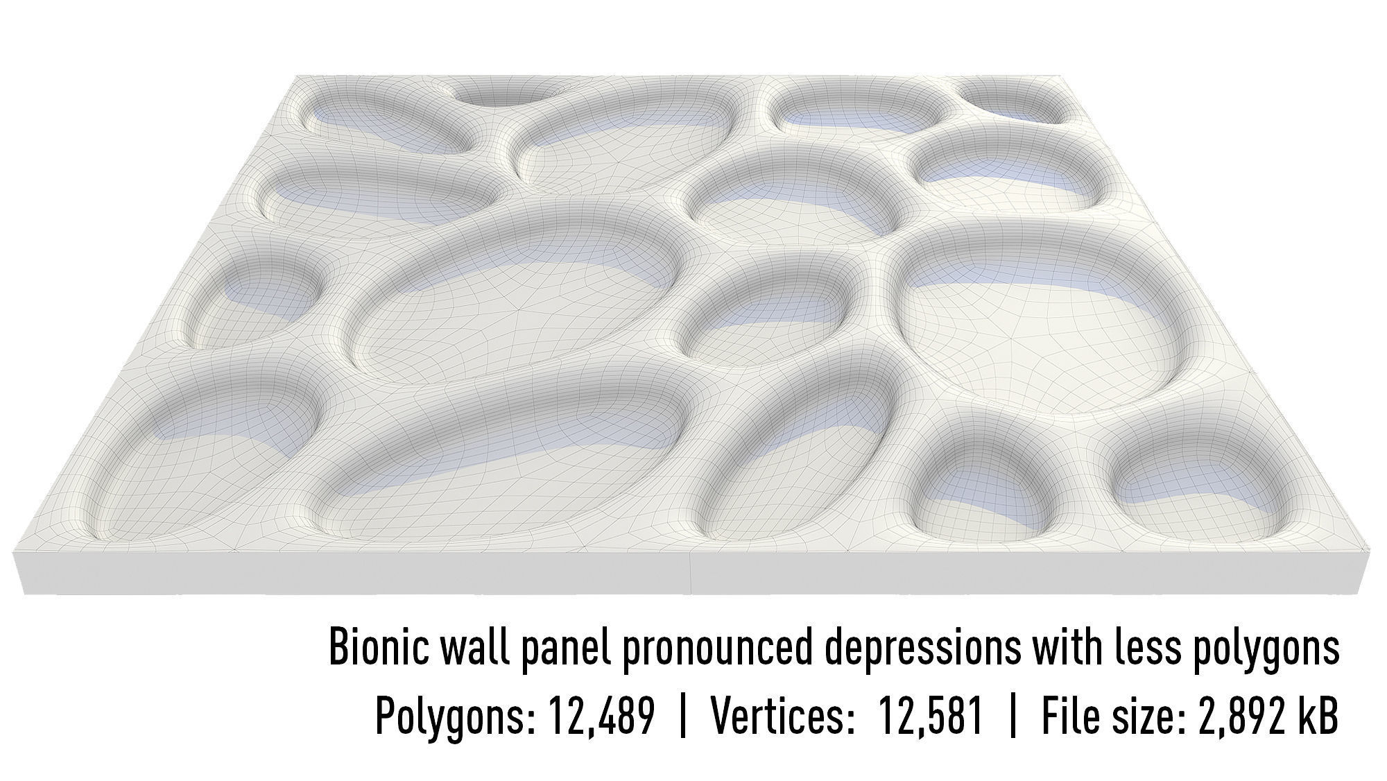 wall panel bionic 3D model_3