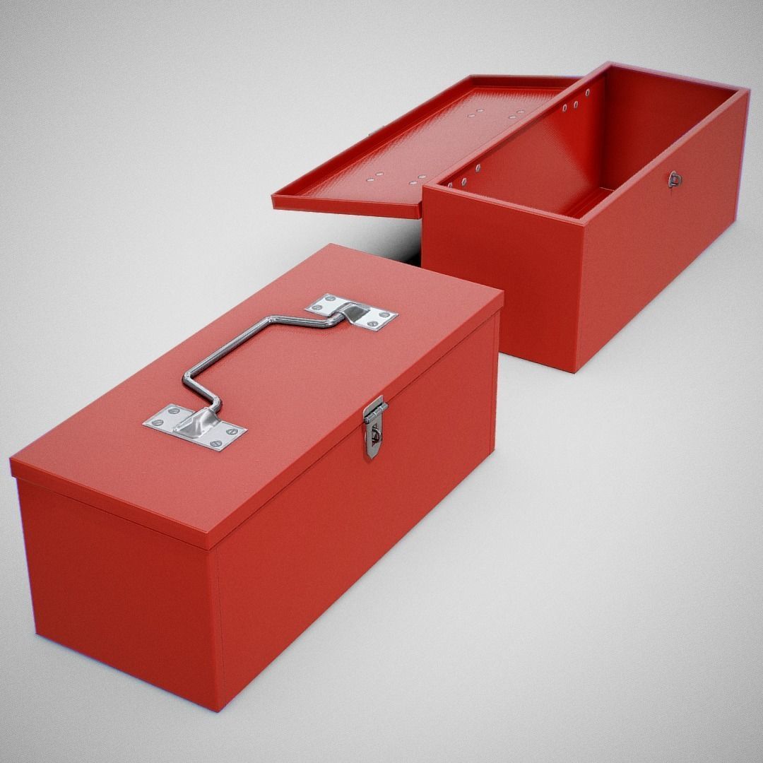 Toolbox - Generic 02  Clean Low-poly 3D model_4