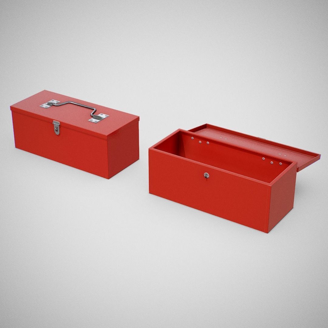Toolbox - Generic 02  Clean Low-poly 3D model_2