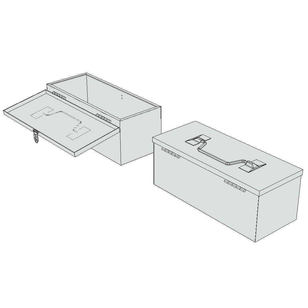 Toolbox - Generic 02  Clean Low-poly 3D model_7